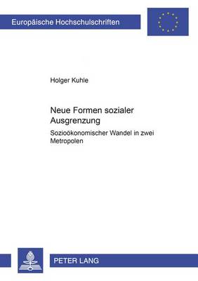 Cover of Neue Formen Sozialer Ausgrenzung