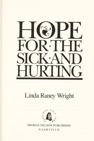 Cover of Hope for the Sick and Hurting