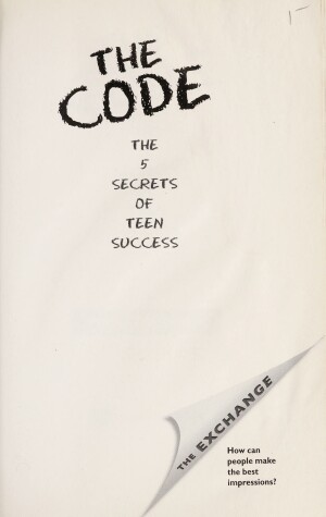 Book cover for The Code: The Secrets of Teen Success