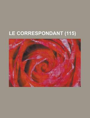 Book cover for Le Correspondant (115)