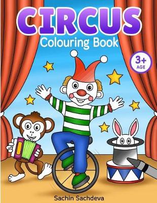 Book cover for Circus Colouring Book