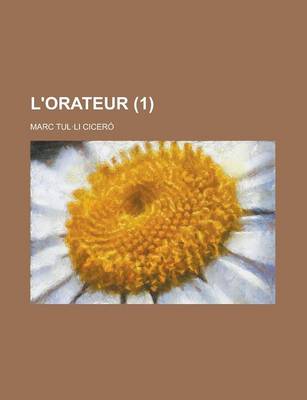 Book cover for L'Orateur (1)