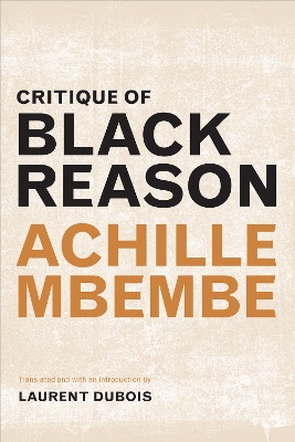 Cover of Critique of Black Reason