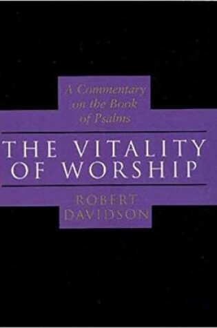 Cover of The Vitality of Worship