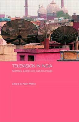 Book cover for Television in India