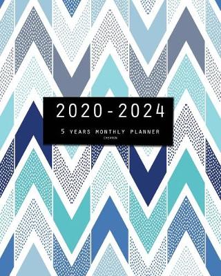 Book cover for 2020-2024 Five Year Planner-Chevron