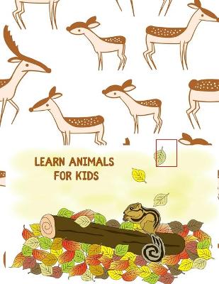 Book cover for Learn Animals For Kids