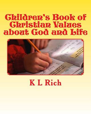 Book cover for Children's Book of Christian Values about God and Life