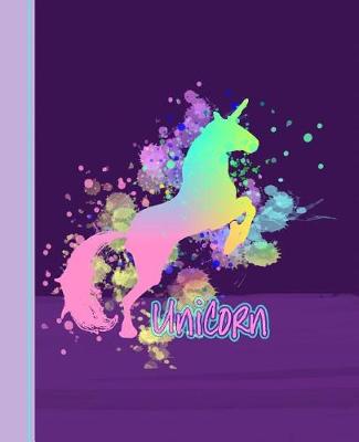 Cover of Paint Splatter Unicorn Art Design