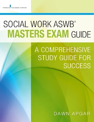 Book cover for Social Work ASWB Masters Exam Guide