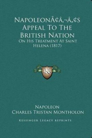 Cover of Napoleon's Appeal To The British Nation