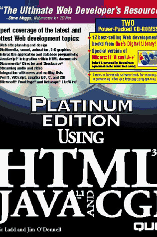 Cover of Using HTML 3.2 Platinium Edition