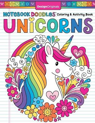 Book cover for Notebook Doodles Coloring & Activity Book Unicorns