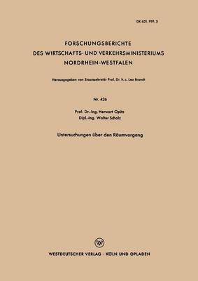 Book cover for Untersuchungen UEber Den Raumvorgang