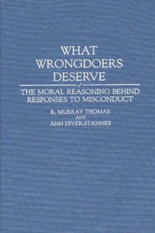 Cover of What Wrongdoers Deserve