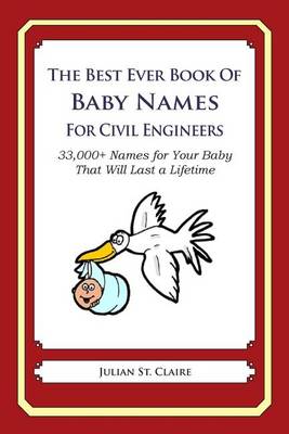 Book cover for The Best Ever Book of Baby Names for Civil Engineers