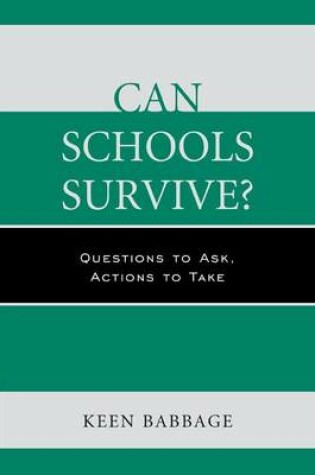 Cover of Can Schools Survive?