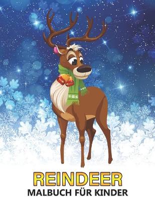 Book cover for Reindeer Malbuch fur Kinder