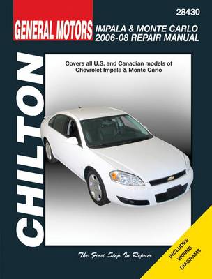 Book cover for Chevrolet Impala & Monte Carlo (Chilton)