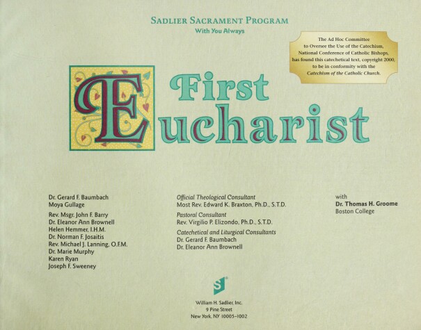 Book cover for First Eucharist