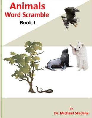 Book cover for Animals Word Scramble