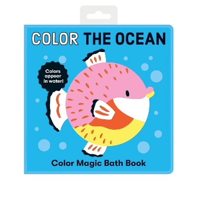 Book cover for Color the Ocean Color Magic Bath Book