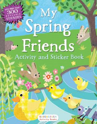 Book cover for My Spring Friends Activity and Sticker Book