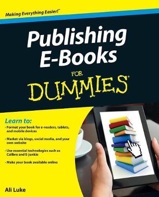 Book cover for Publishing E-Books For Dummies