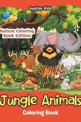 Cover of Jungle Animals Coloring Book
