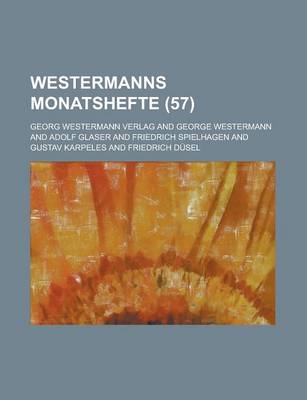 Book cover for Westermanns Monatshefte (57 )