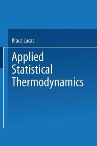 Cover of Applied Statistical Thermodynamics