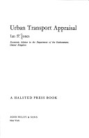 Book cover for Jones: *Urban* Transport Appraisal