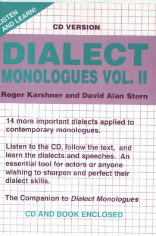 Cover of Dialect Monologues