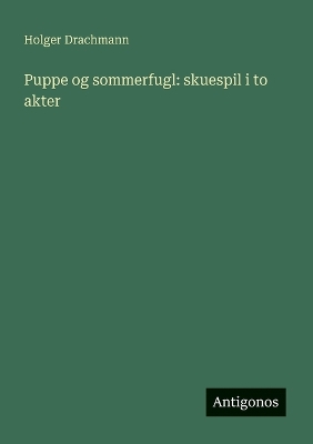 Book cover for Puppe og sommerfugl