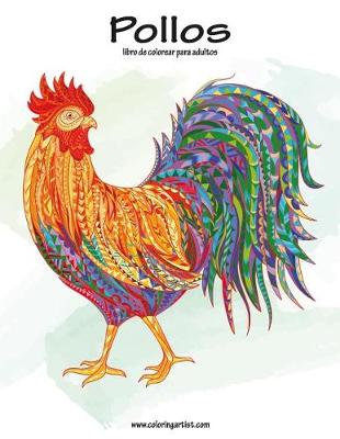 Book cover for Pollos libro de colorear para adultos 1