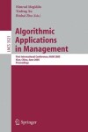 Book cover for Algorithmic Applications in Management