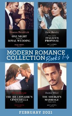 Book cover for Modern Romance February 2021 Books 1-4