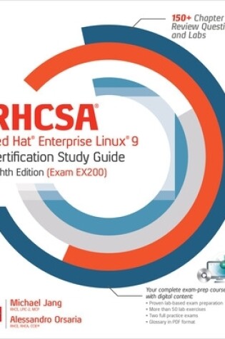 Cover of RHCSA Red Hat Enterprise Linux 9 Certification Study Guide, Eighth Edition (Exam EX200)