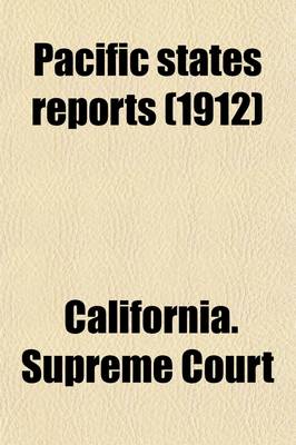 Book cover for Pacific States Reports (Volume 32); Extra Annotated