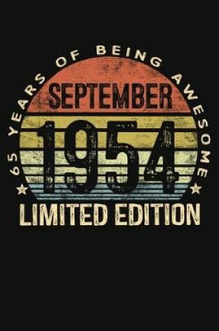 Cover of September 1954 Limited Edition 65 Years of Being Awesome