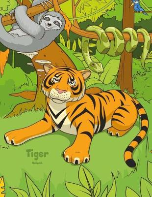 Book cover for Tiger-Malbuch 1