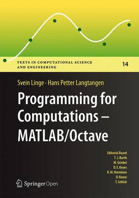 Cover of Programming for Computations  - MATLAB/Octave