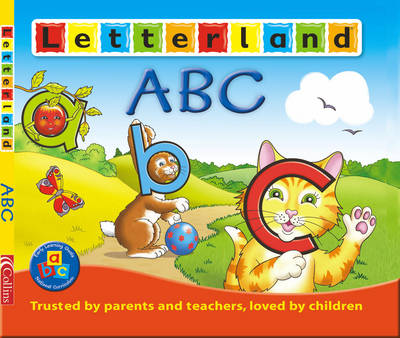 Book cover for ABC Book and Alphabet Cassette