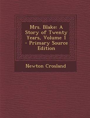 Book cover for Mrs. Blake