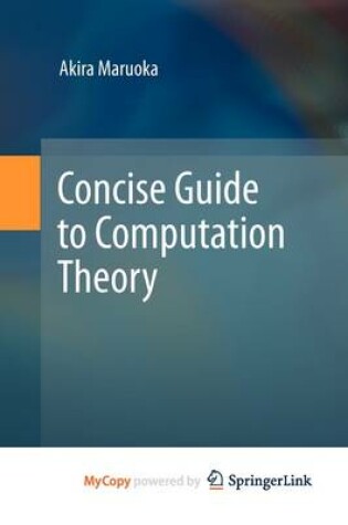 Cover of Concise Guide to Computation Theory