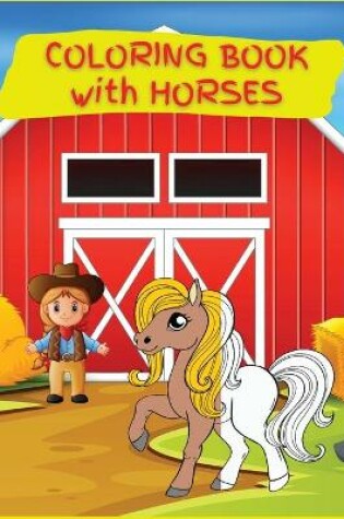 Cover of Coloring Book with Horses