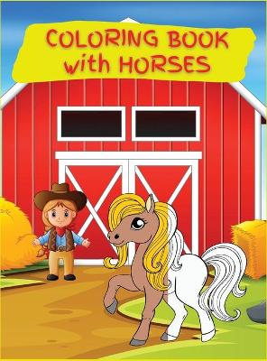 Book cover for Coloring Book with Horses