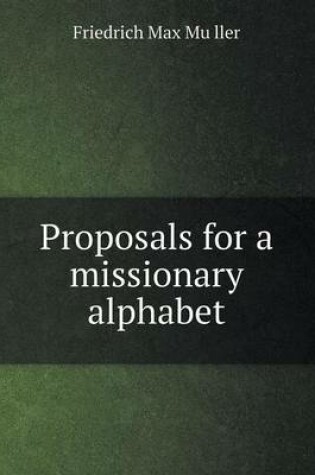 Cover of Proposals for a Missionary Alphabet