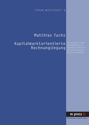 Book cover for Kapitalmarktorientierte Rechnungslegung