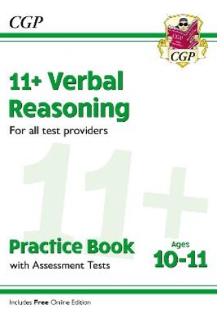 Cover of 11+ Verbal Reasoning Practice Book & Assessment Tests - Ages 10-11 (for all test providers)